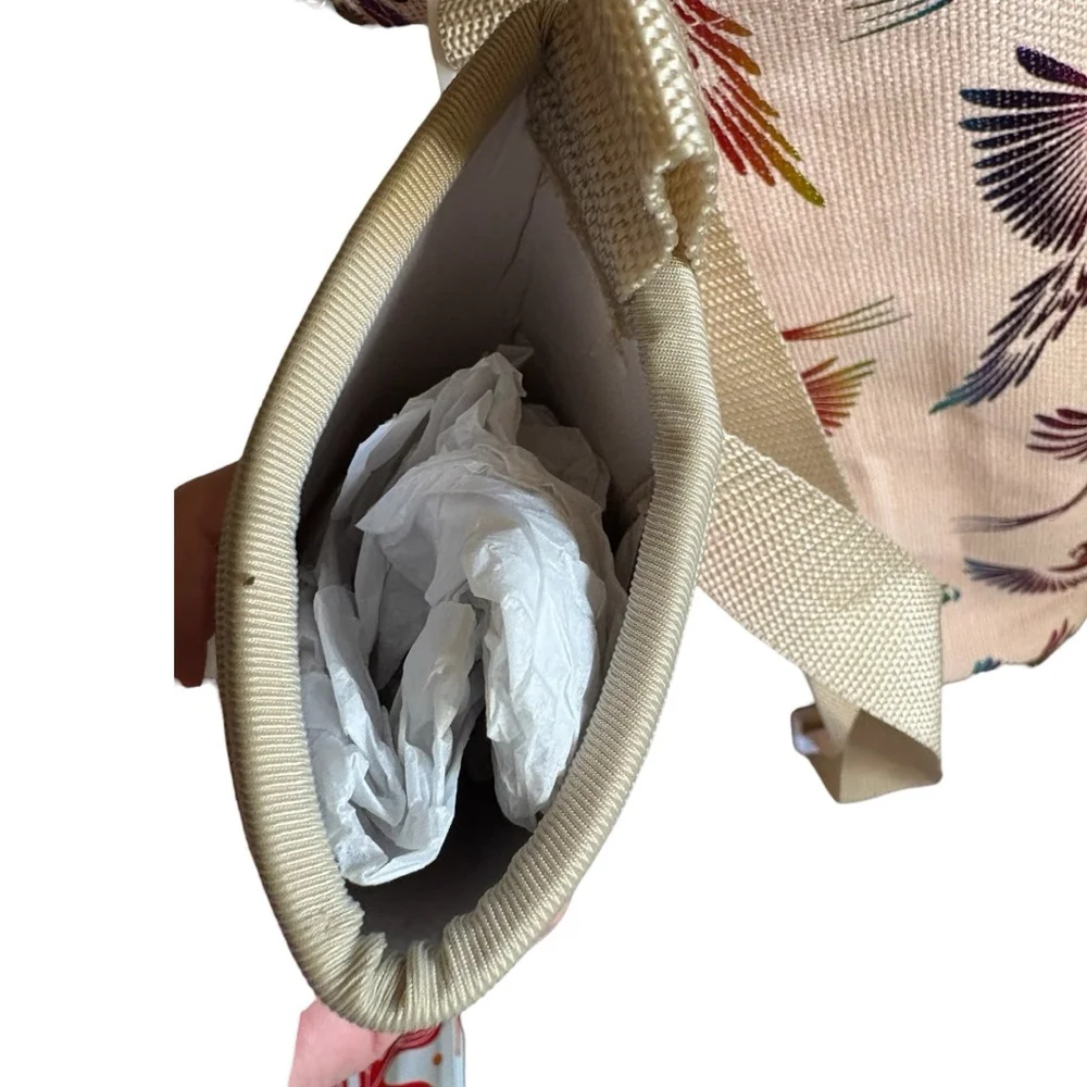 Natural Elements Beige Parrot Insulated Bag & Bottle Holder One Size - Picture 5 of 5